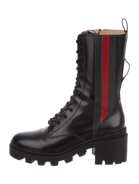 Gucci combat boots men's